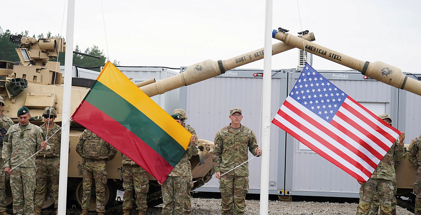 В Литве начались военные учения США «Удар меча»