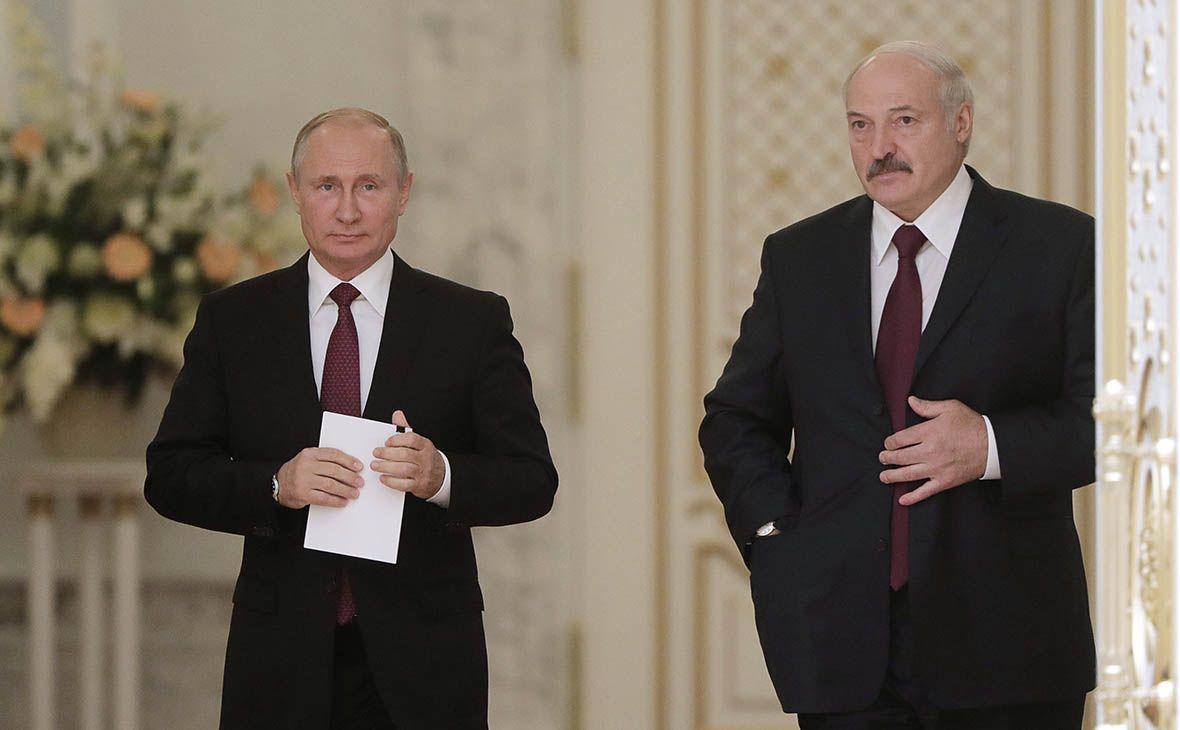 Лукашенко обсудил с Путиным внешнее вмешательство в ситуацию в Беларуси