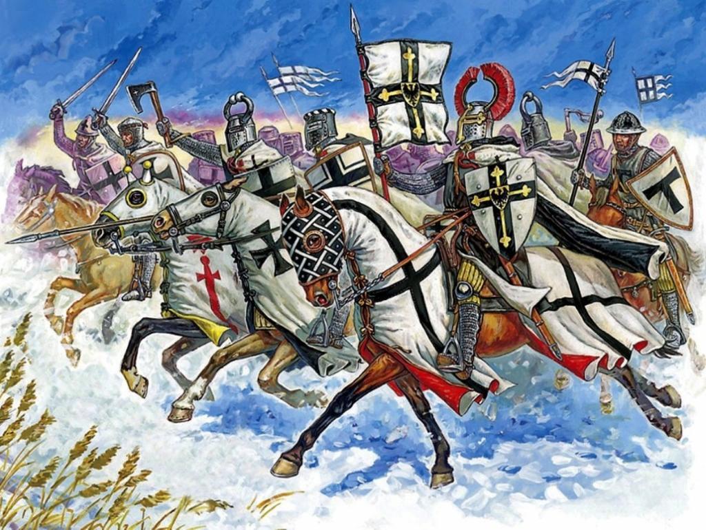 Победа литовского войска над рыцарями Тевтонского ордена под Медниками