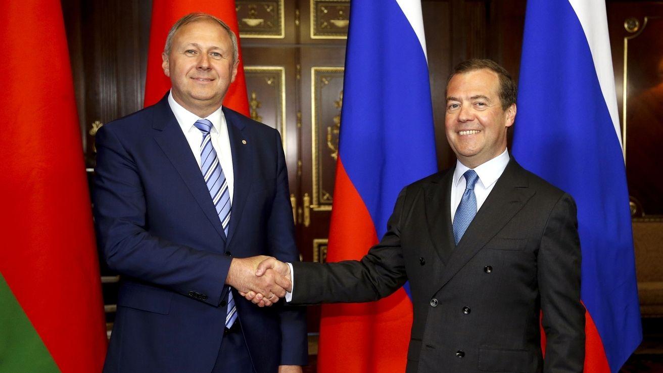 Румас и Медведев парафировали программу интеграции Союзного государства