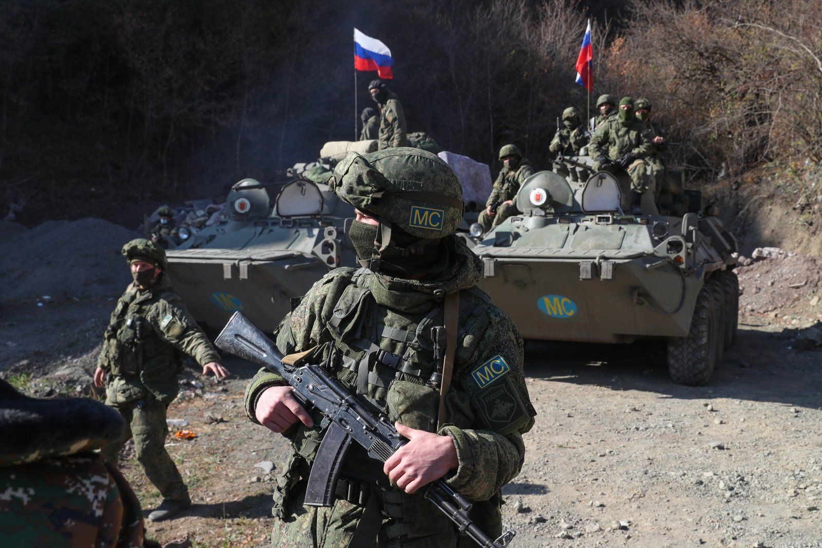 Российские миротворцы провели учения в Карабахе