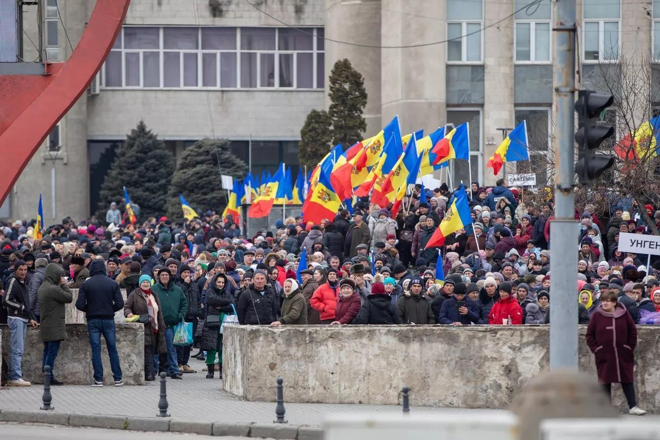 В Молдове состоялся митинг в защиту молдавского языка