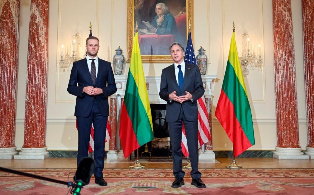 Госсекретарь США поблагодарил Литву за «противостояние вызовам из Беларуси»