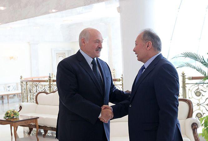 Кыргызстан выразил Беларуси протест из-за встречи Лукашенко с Бакиевым