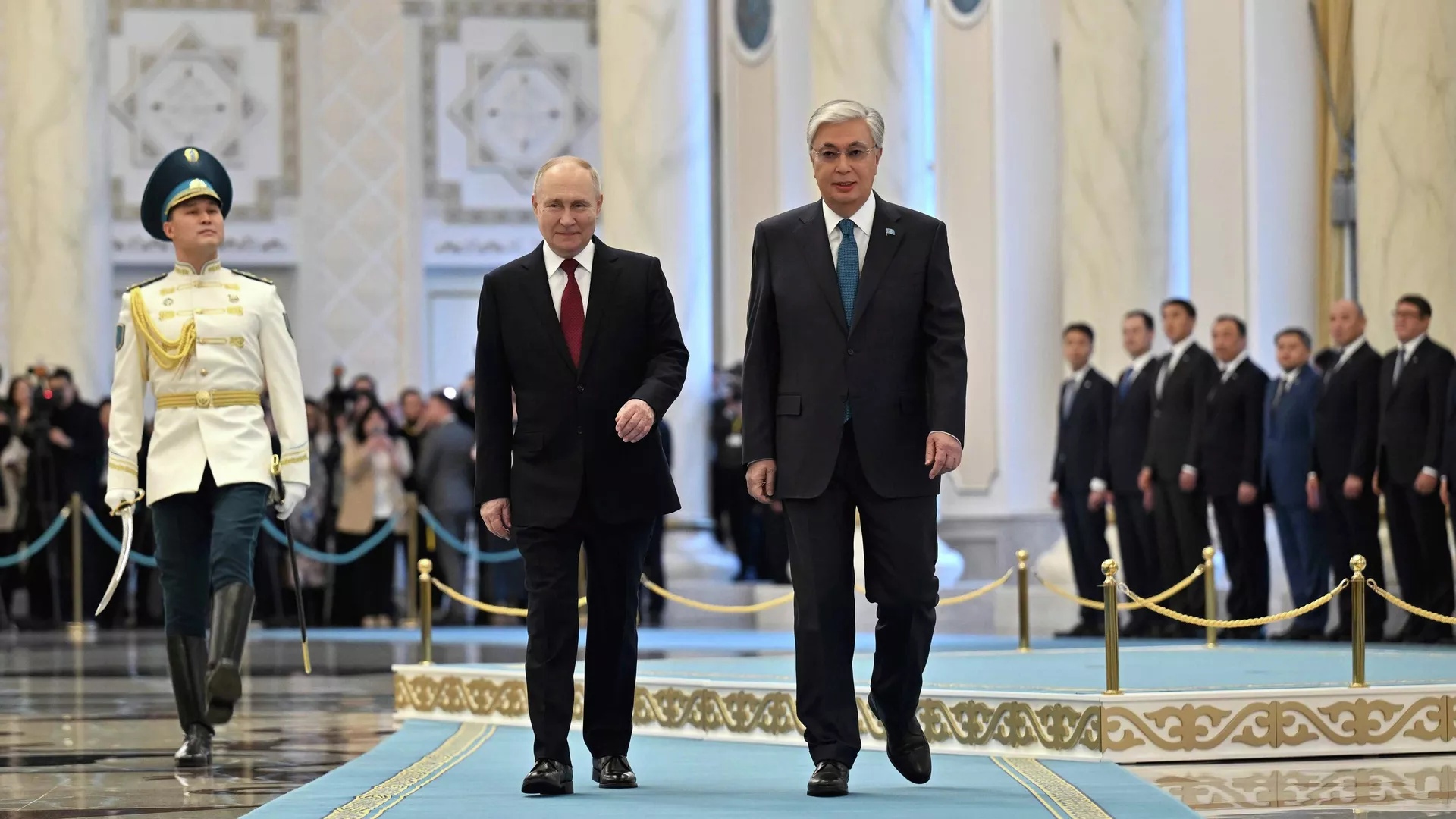 Путин: Россия и Казахстан расширяют сотрудничество по всем направлениям