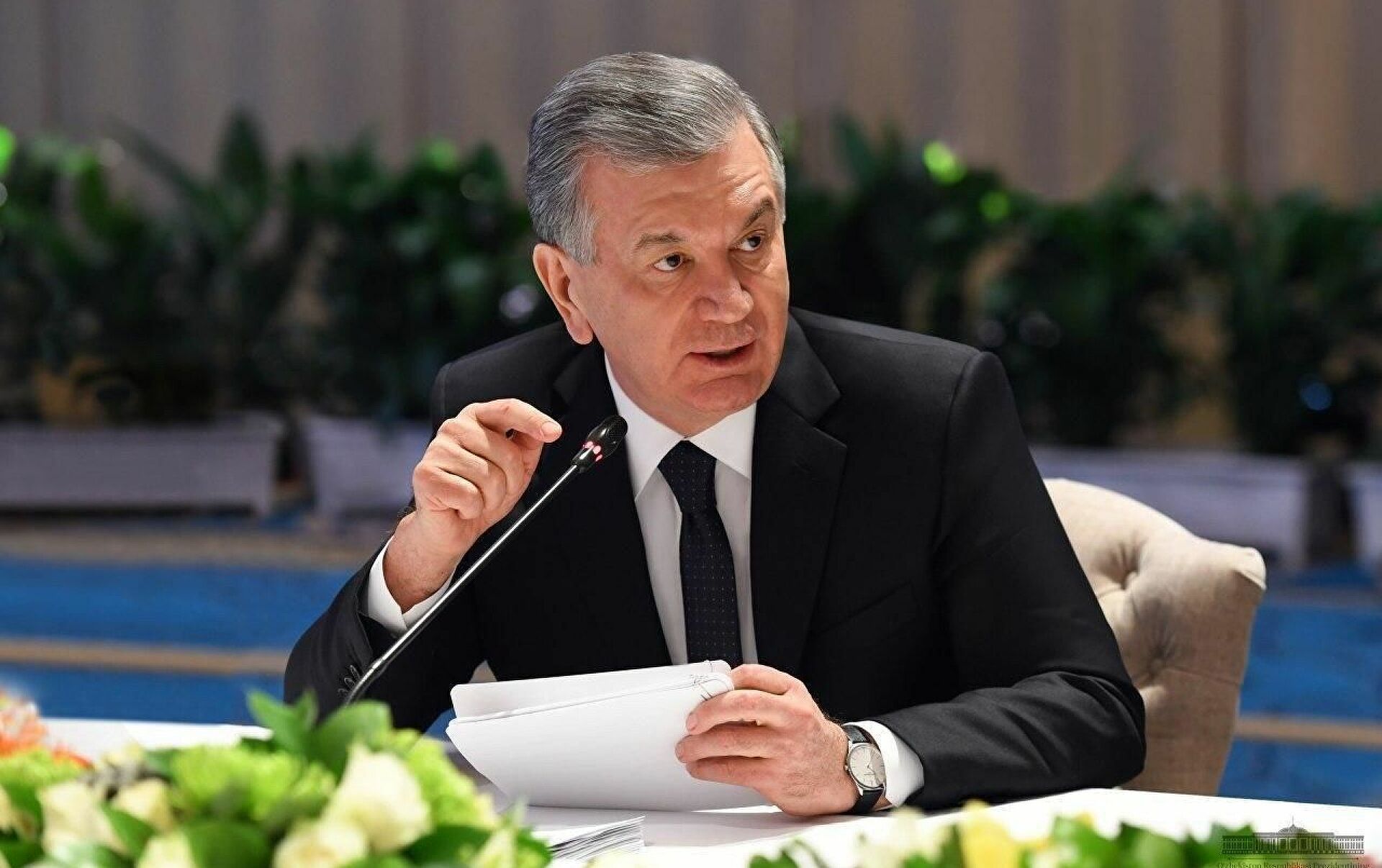 Мирзиеев предложил расширить сотрудничество спецслужб ШОС и ОДКБ