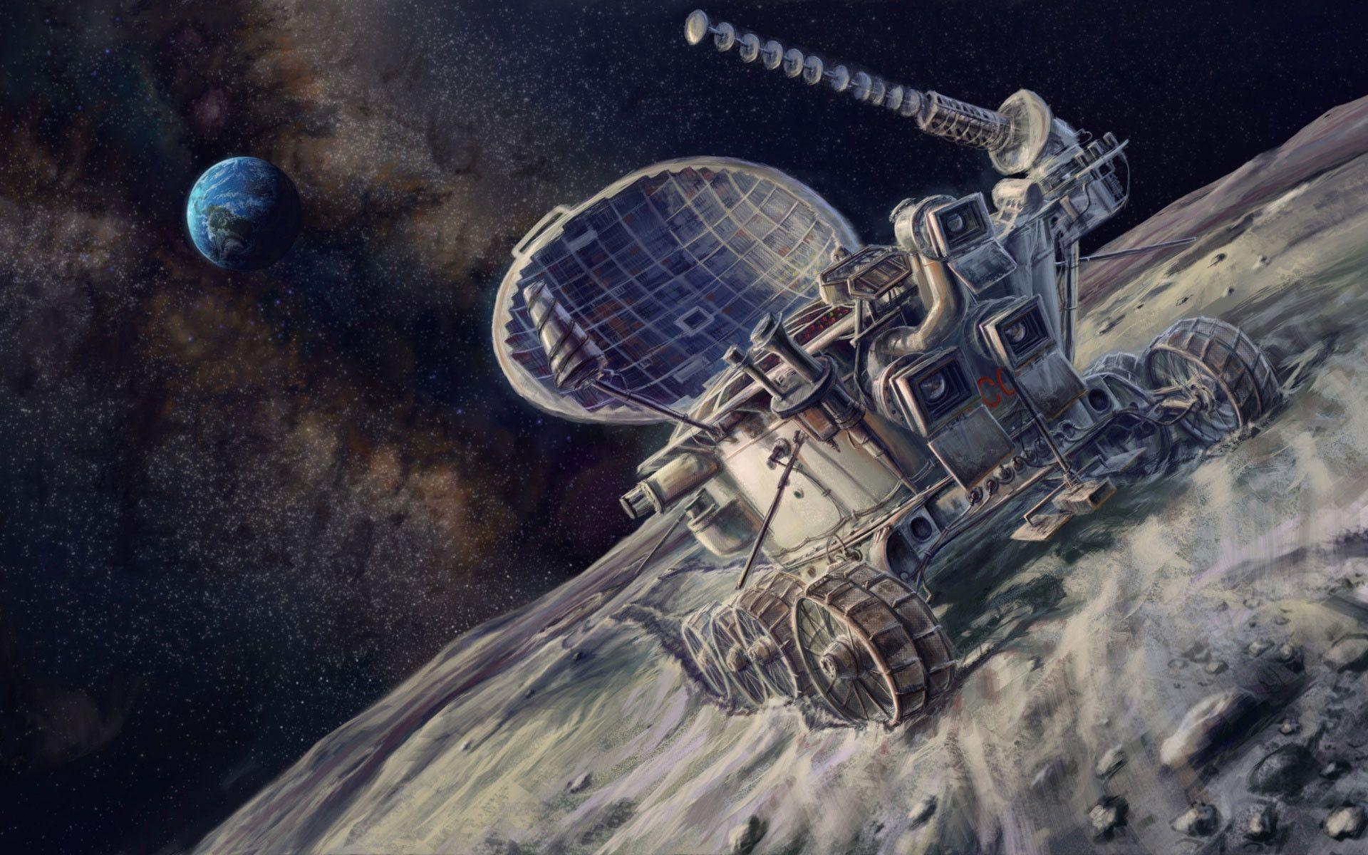 Посадка советского планетохода «Луноход-2» на Луну