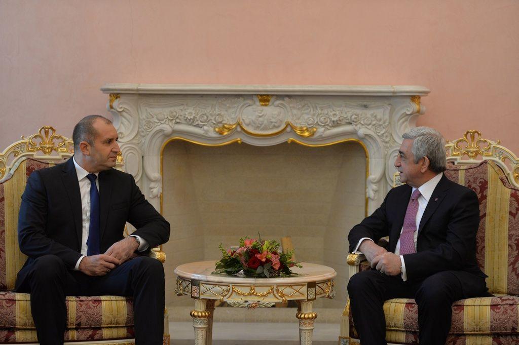 Президенты Армении и Болгарии провели переговоры в Ереване