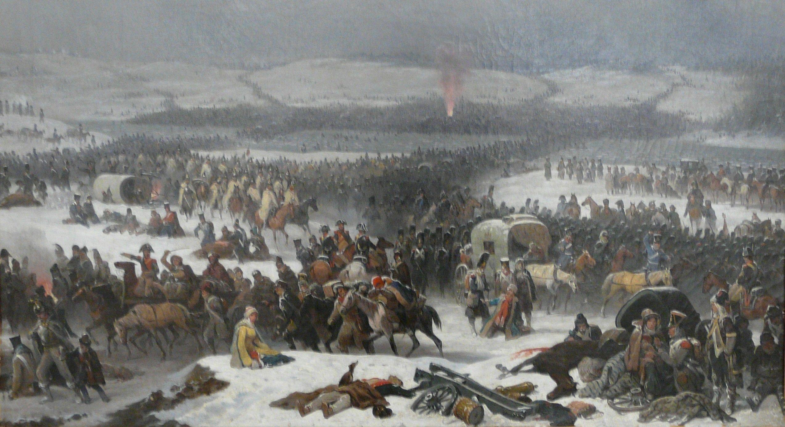 Начало сражения на реке Березине в ходе Отечественной войны