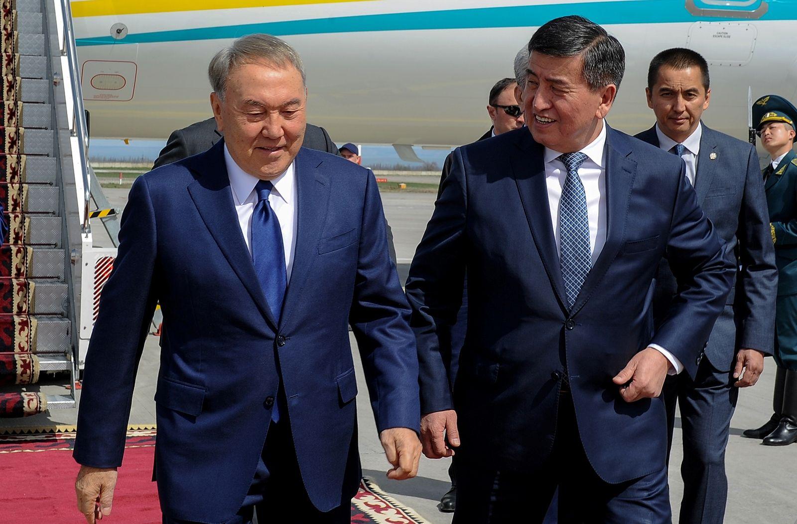 Назарбаев и Жээнбеков договорились по границе