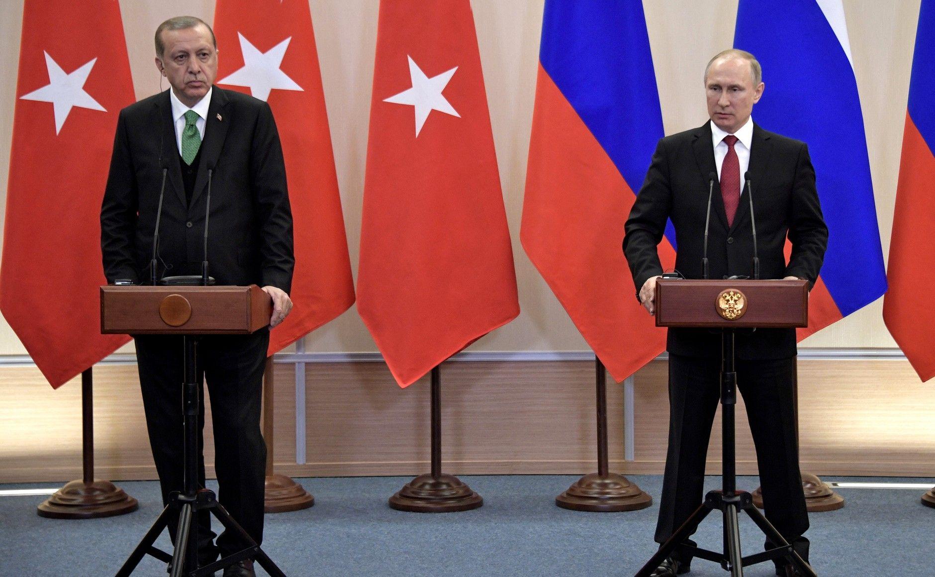 Путин и Эрдоган договорились о снятии торговых барьеров