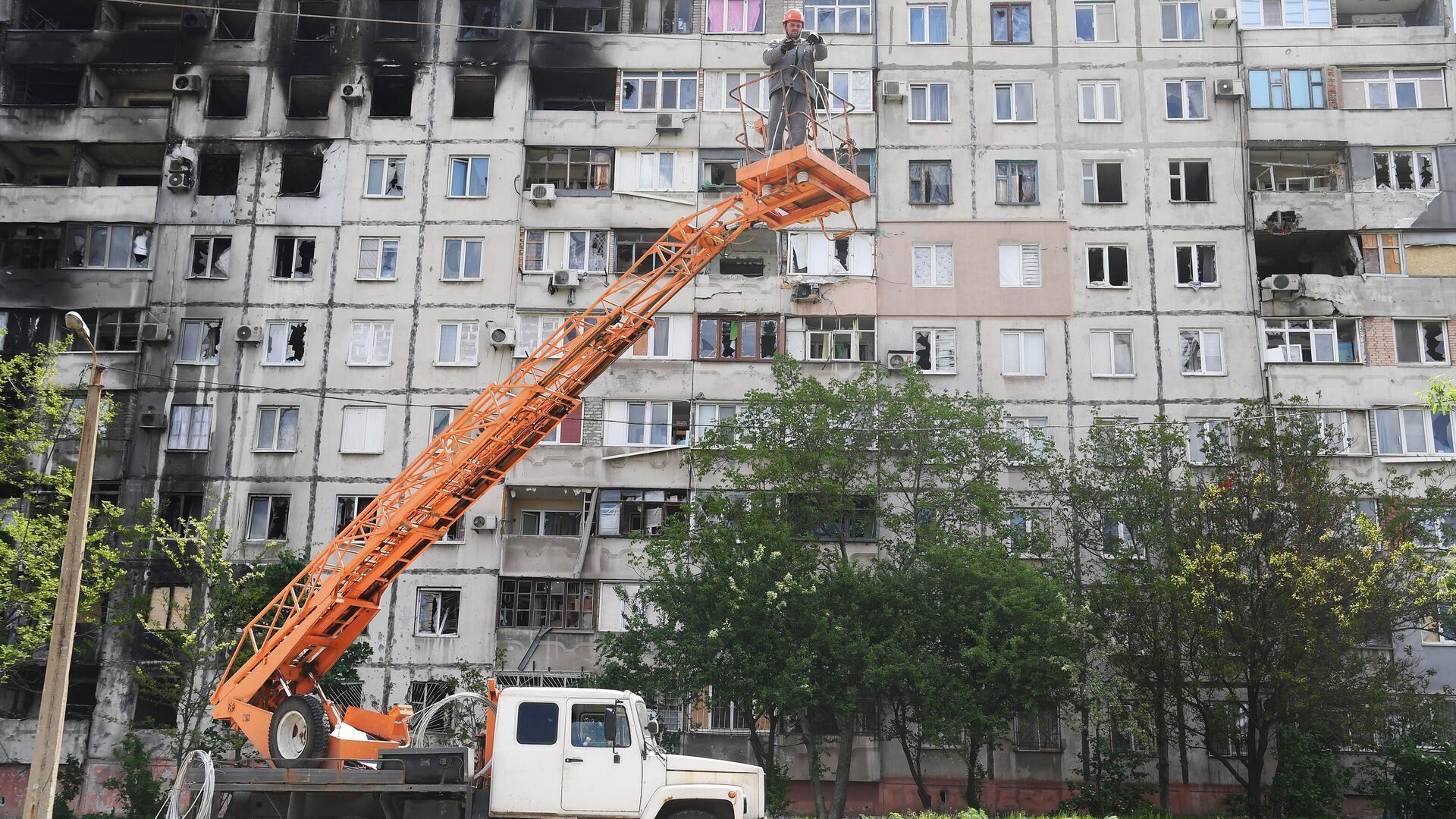 В России начал работу штаб по восстановлению освобожденных территорий Украины