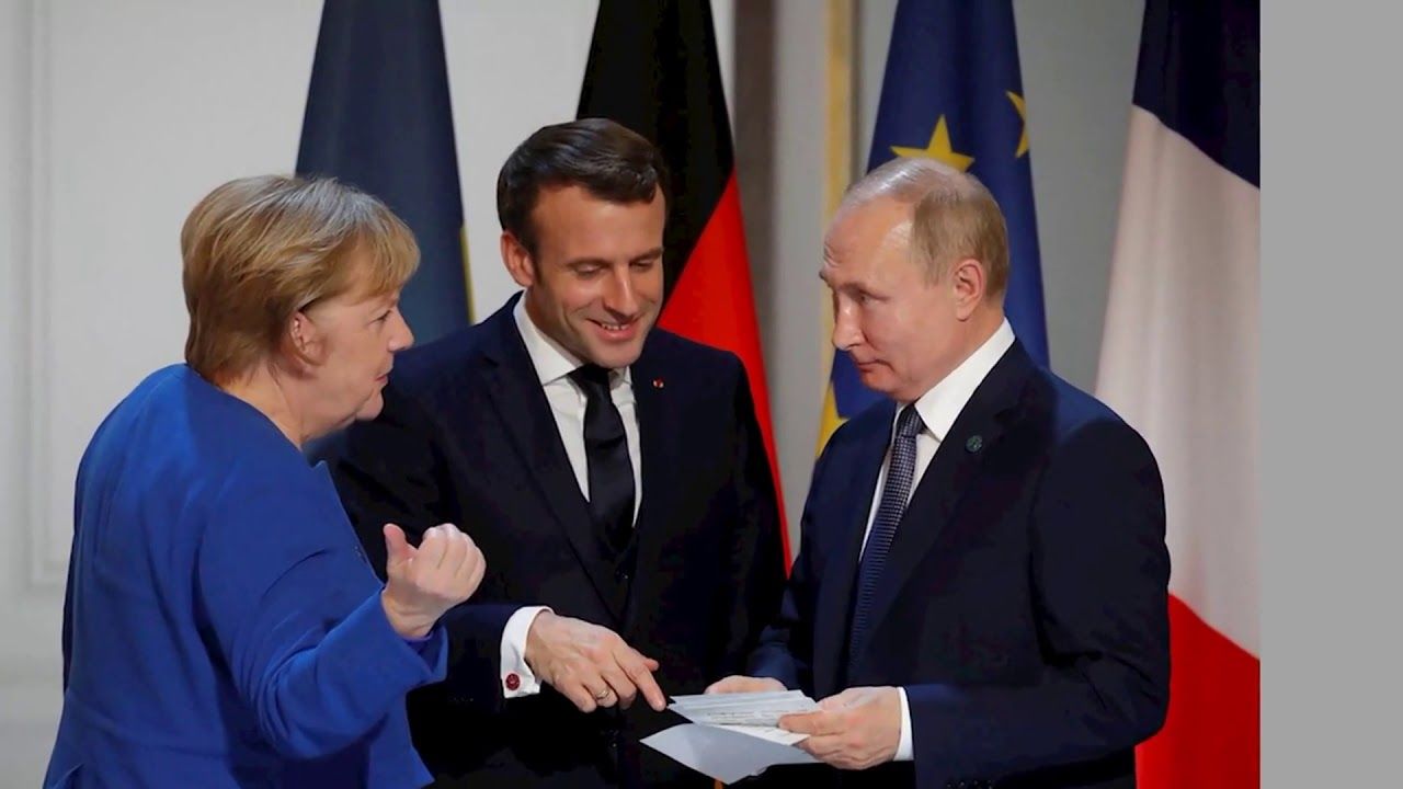 Путин, Меркель и Макрон обсудили ситуацию в Беларуси и Украине
