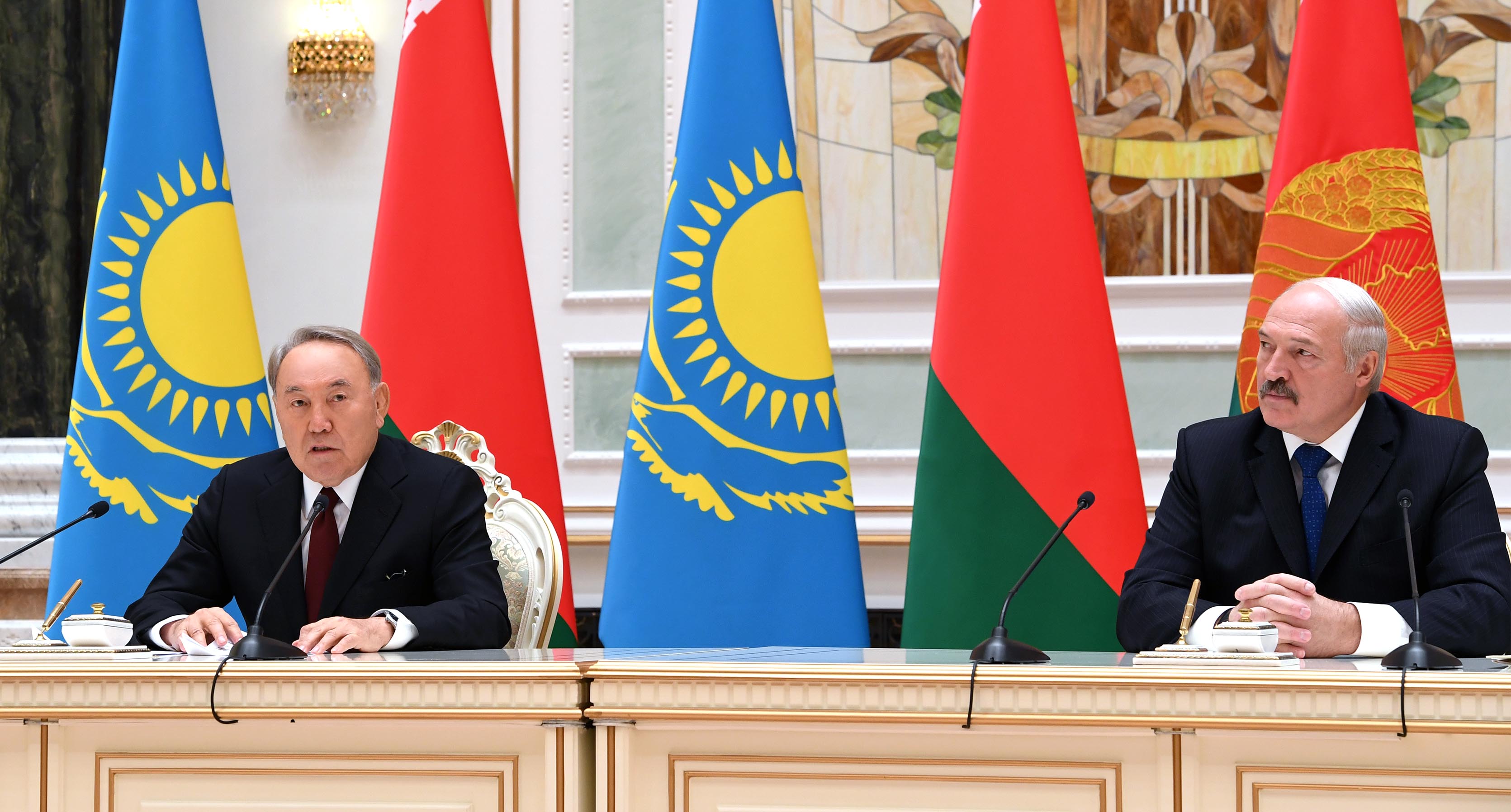 Стало известно, о чем договорились Лукашенко и Назарбаев