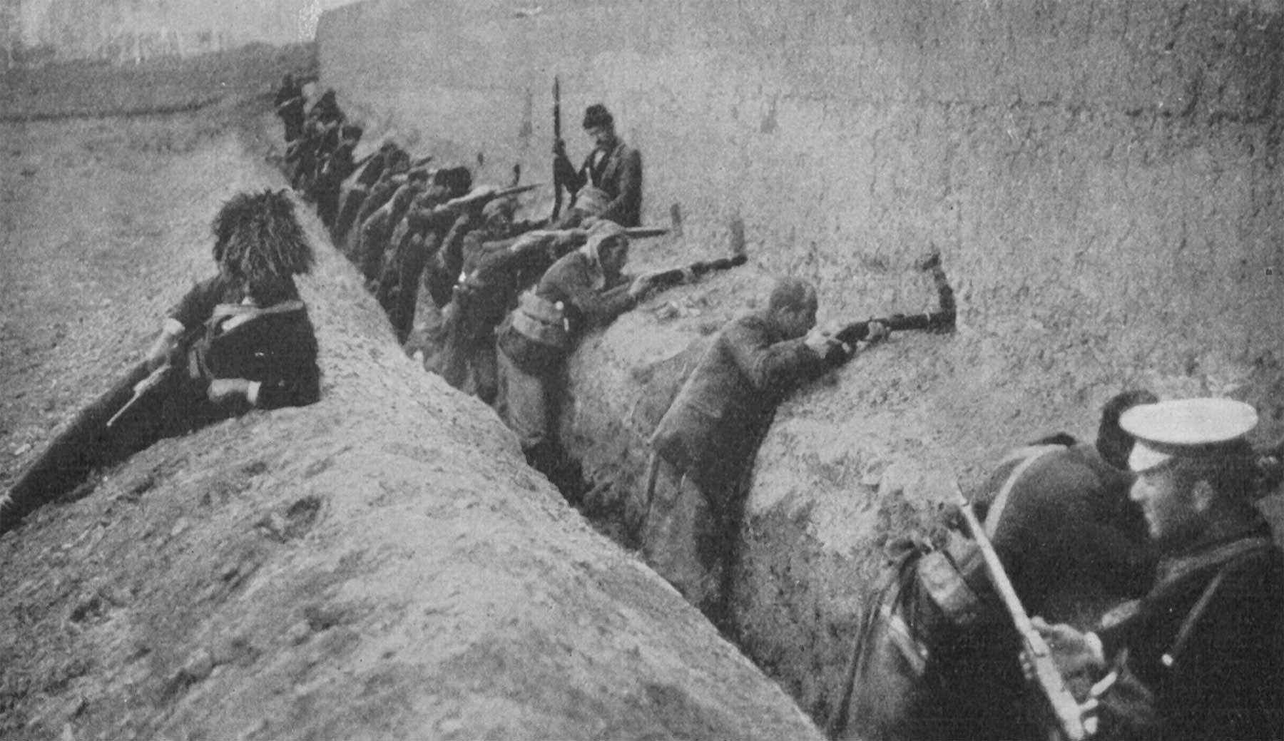 Начало армянской обороны Муша от турецкой армии