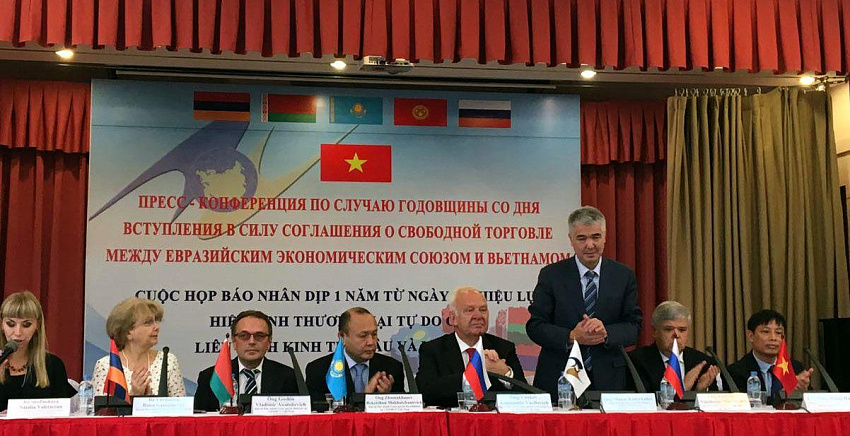 Таможни стран ЕАЭС и Вьетнама начнут обмен информацией о товарах