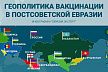 Инфографика: Геополитика вакцинации в постсоветской Евразии