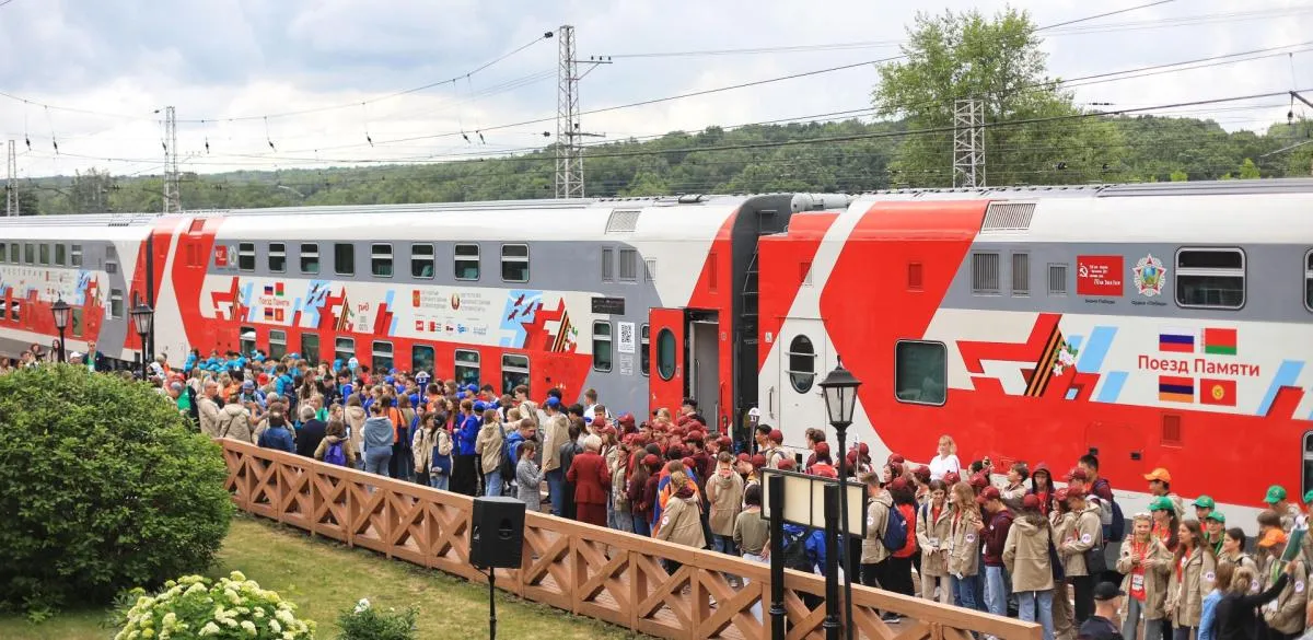 «Поезд памяти» стартовал из Санкт-Петербурга в Минск