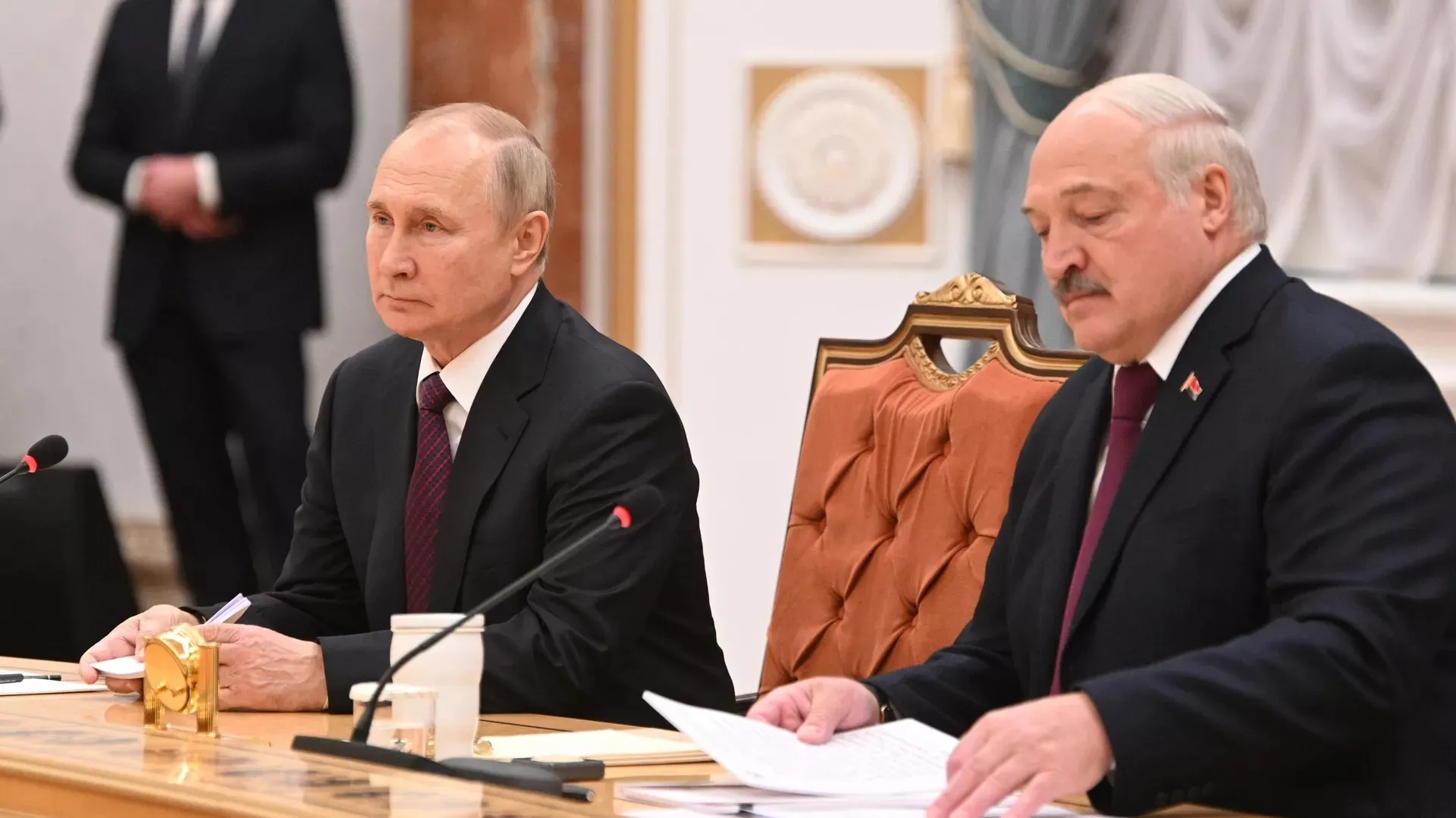 Лукашенко и Путин проведут переговоры перед заседанием Высшего госсовета Союзного государства