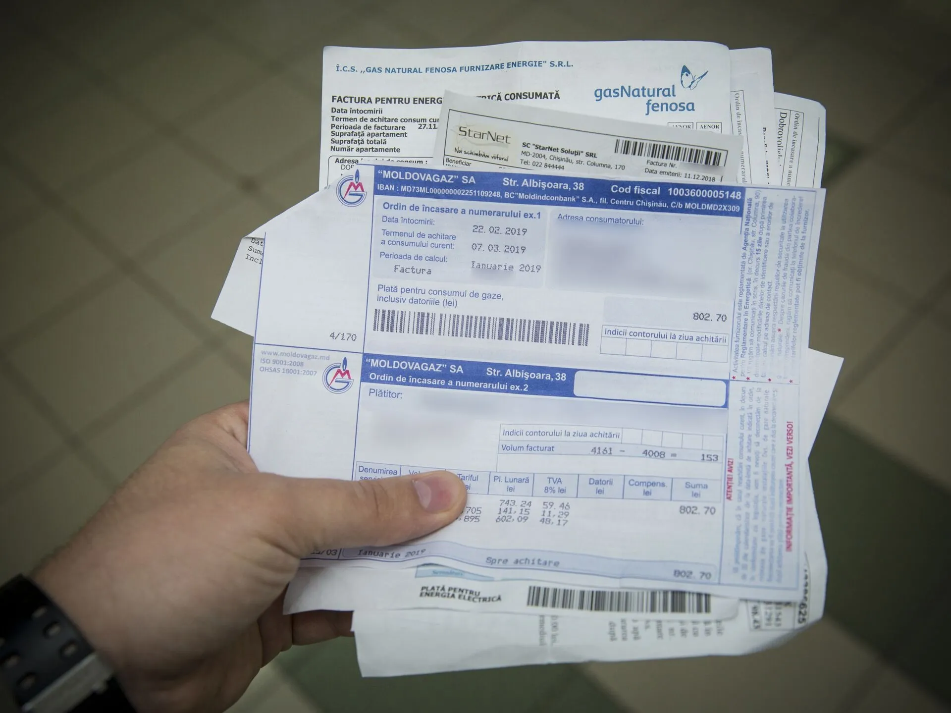 В Молдове раскрыли, сколько потратили на закупку электроэнергии в январе