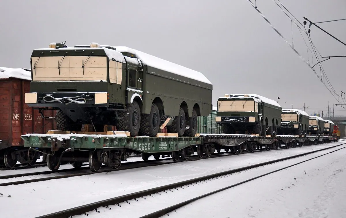Российские военные начали возвращаться с учений в Беларуси