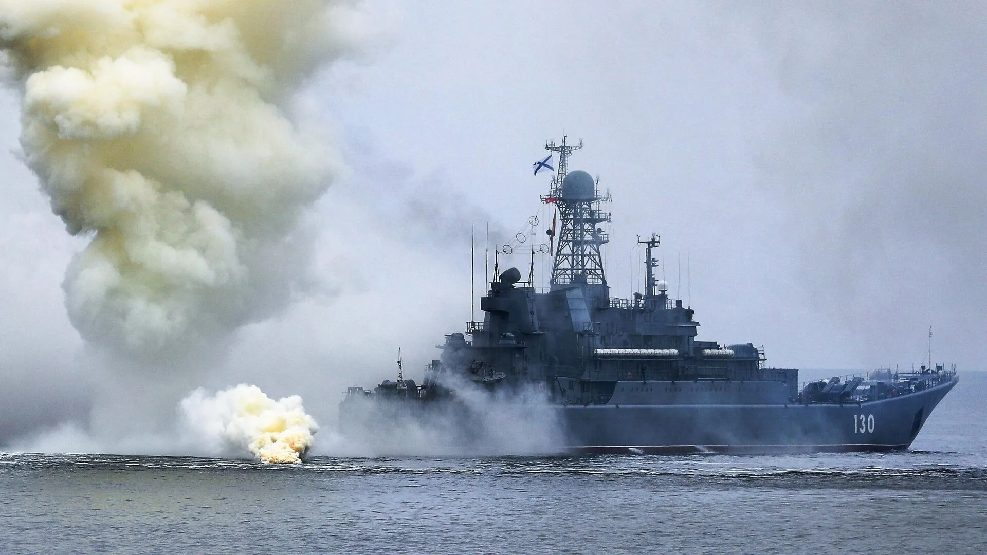 В Балтийском море начались учения ВМФ России