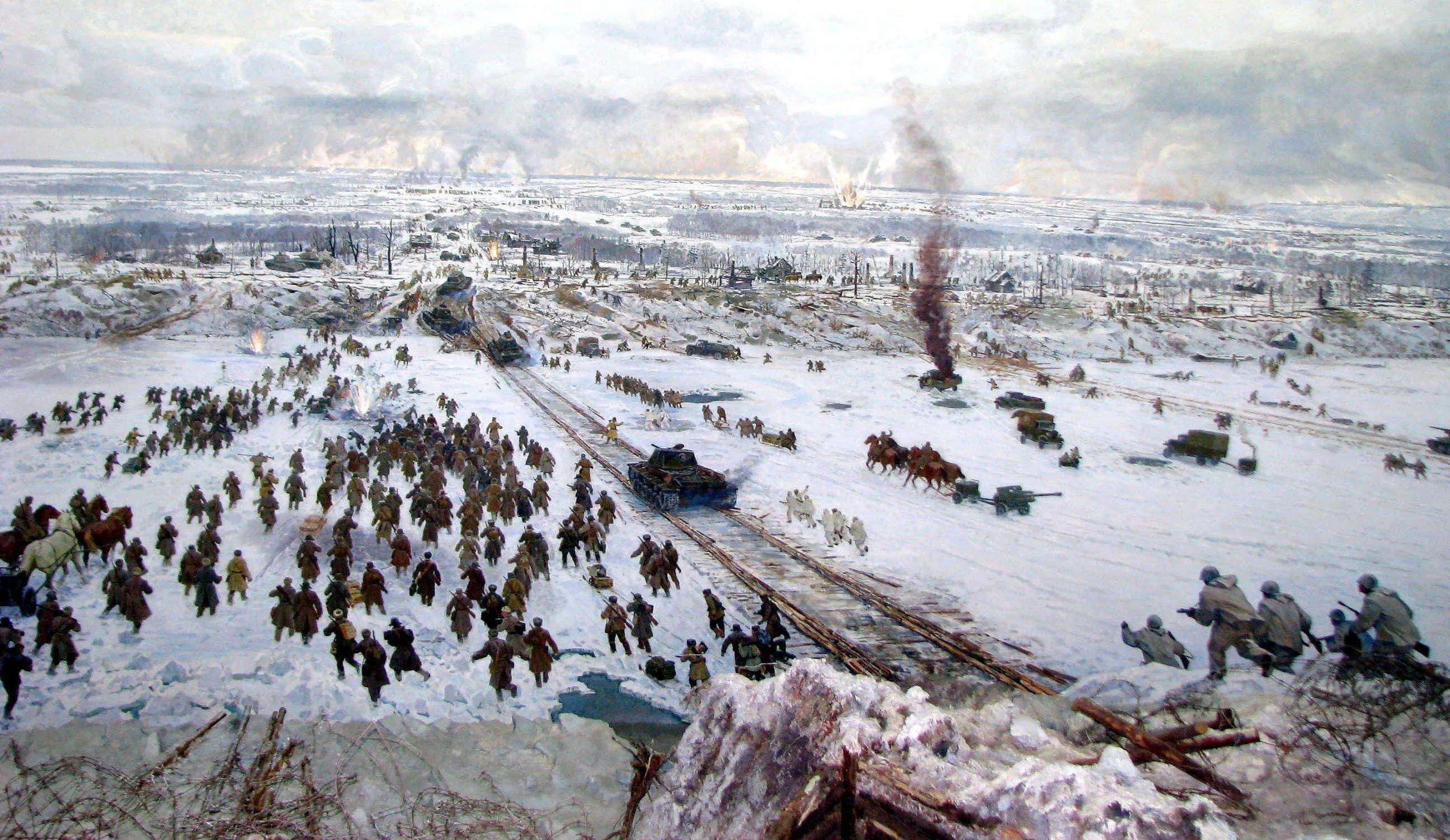 Снятие блокады Ленинграда во время Великой Отечественной войны