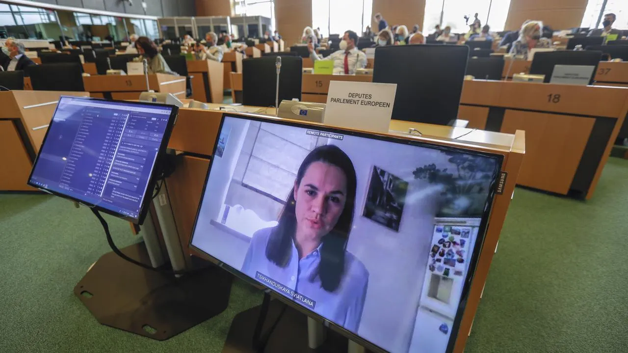 Тихановская рассказала Европарламенту о планах «мирной революции» в Беларуси