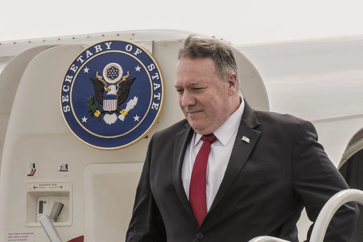 Госсекретарь США Помпео прилетел в Минск