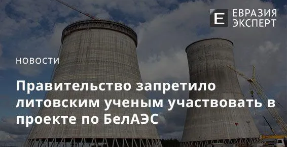 Правительство запретило литовским ученым участвовать в проекте по БелАЭС