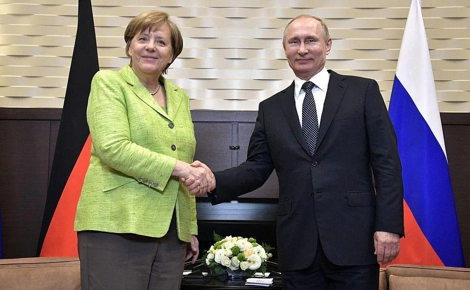 Владимир Путин и Ангела Меркель встретились в Сочи