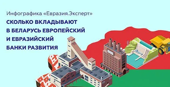 Инфографика: Сколько вкладывают в Беларусь Европейский и Евразийский банки развития
